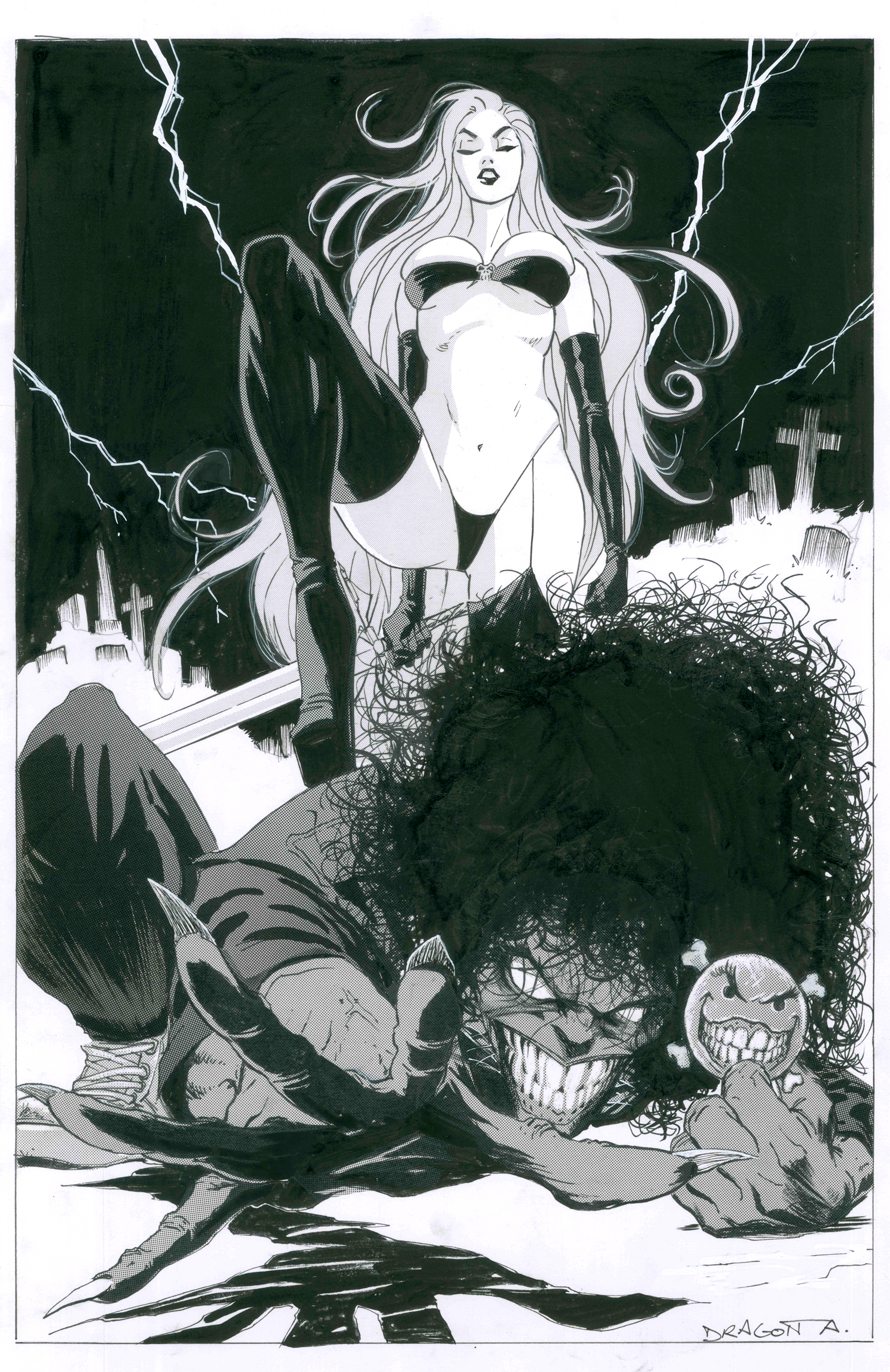 Lady Death, Evil Ernie - Commission