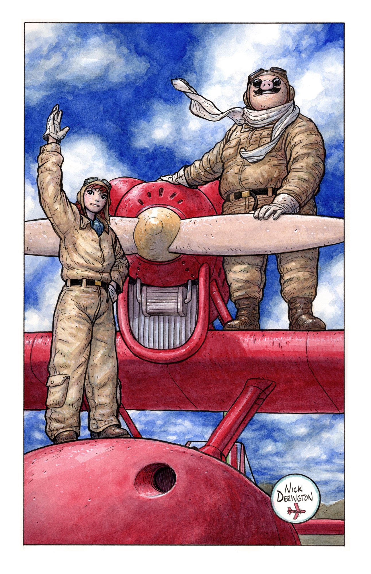 Porco Rosso - Commission