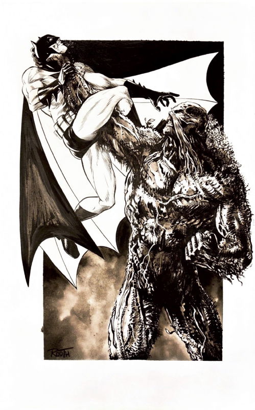 Mike Rooth - Swamp Thing vs. Batman