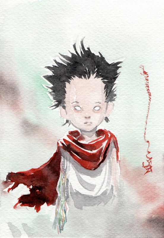 Dustin Nguyen - Tetsuo - Watercolor