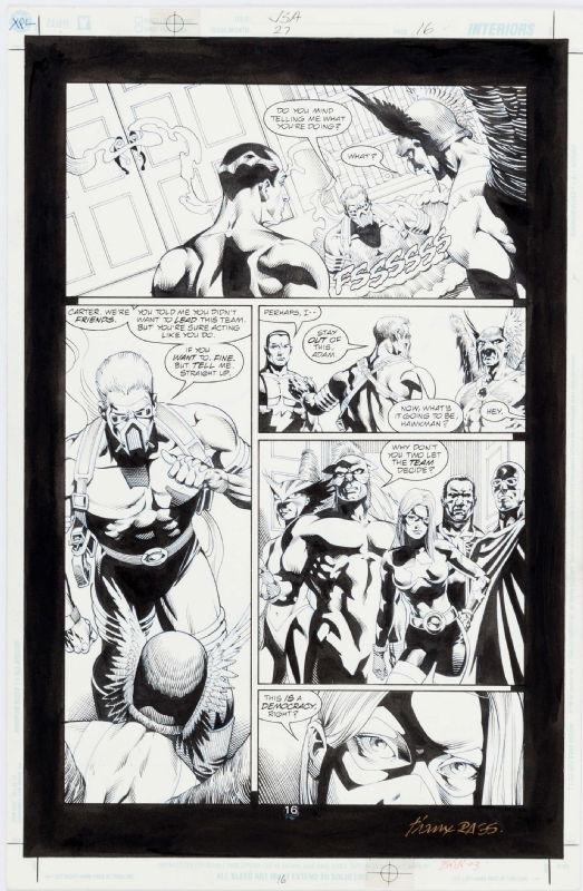 Rags Morales and Michael Bair JSA #27 Page 16 