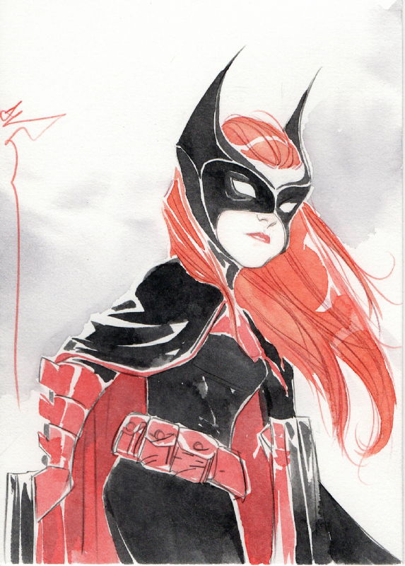 Dustin Nguyen - Batwoman Watercolor 