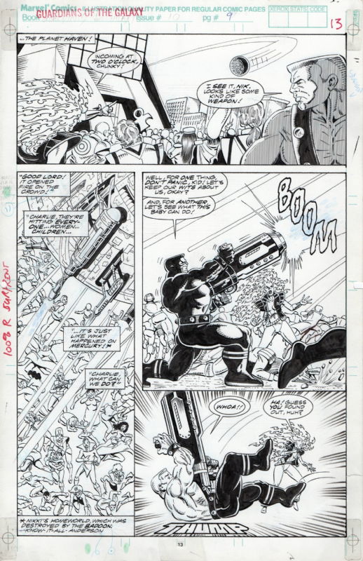 Jim Valentino - Guardians of the Galaxy Issue 10 page 9