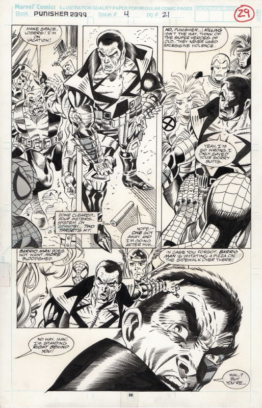 Tom Morgan - Punisher 2099 Issue 4 page 21