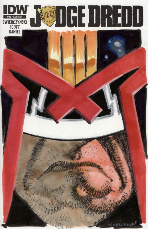 Greg Smallwood - Judge Dredd Sketch Cover