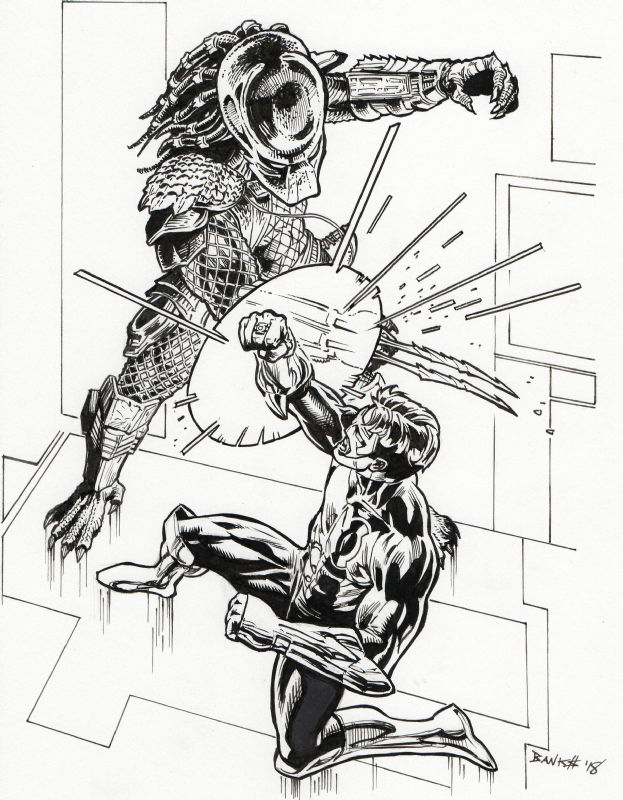 Darryl Banks - Kyle Rayner vs Predator