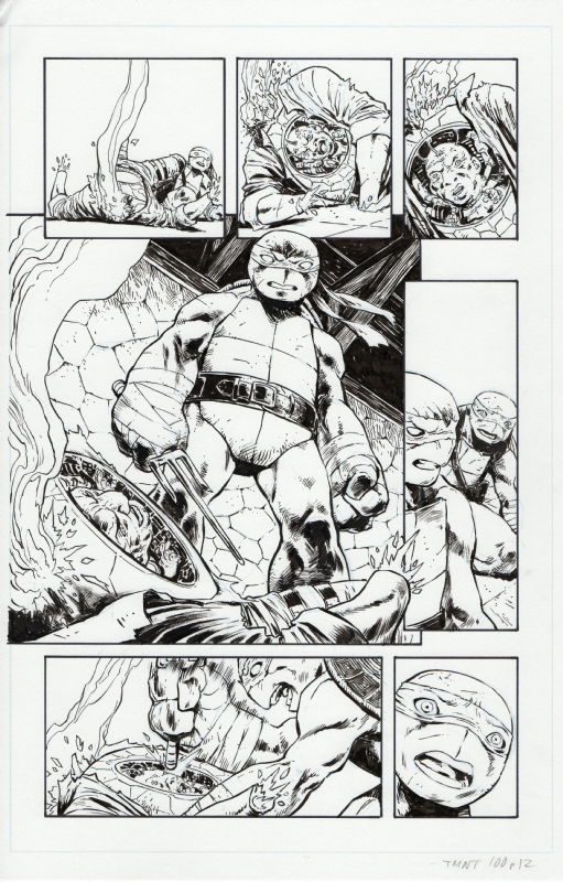 Dave Wachter - TMNT Issue 100 Page 12