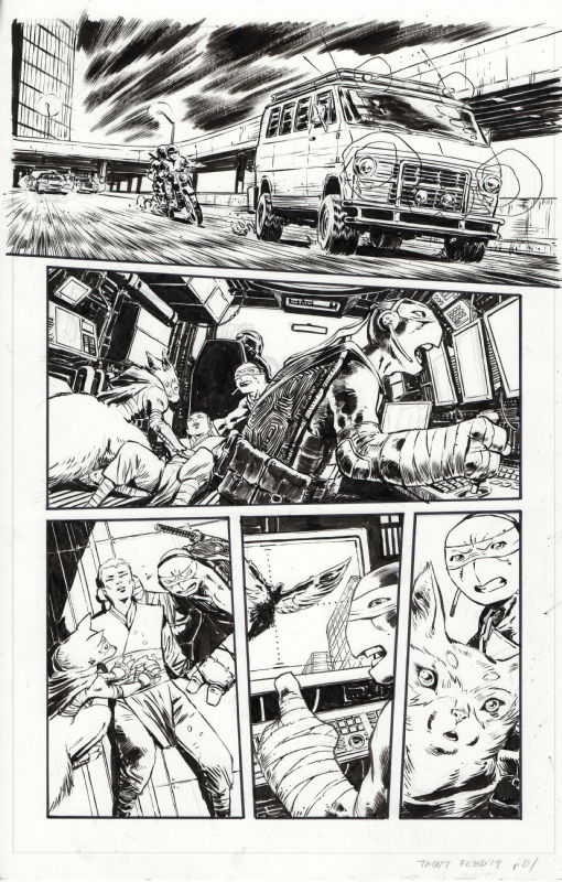 Dave Wachter - TMNT FCBD Page 1