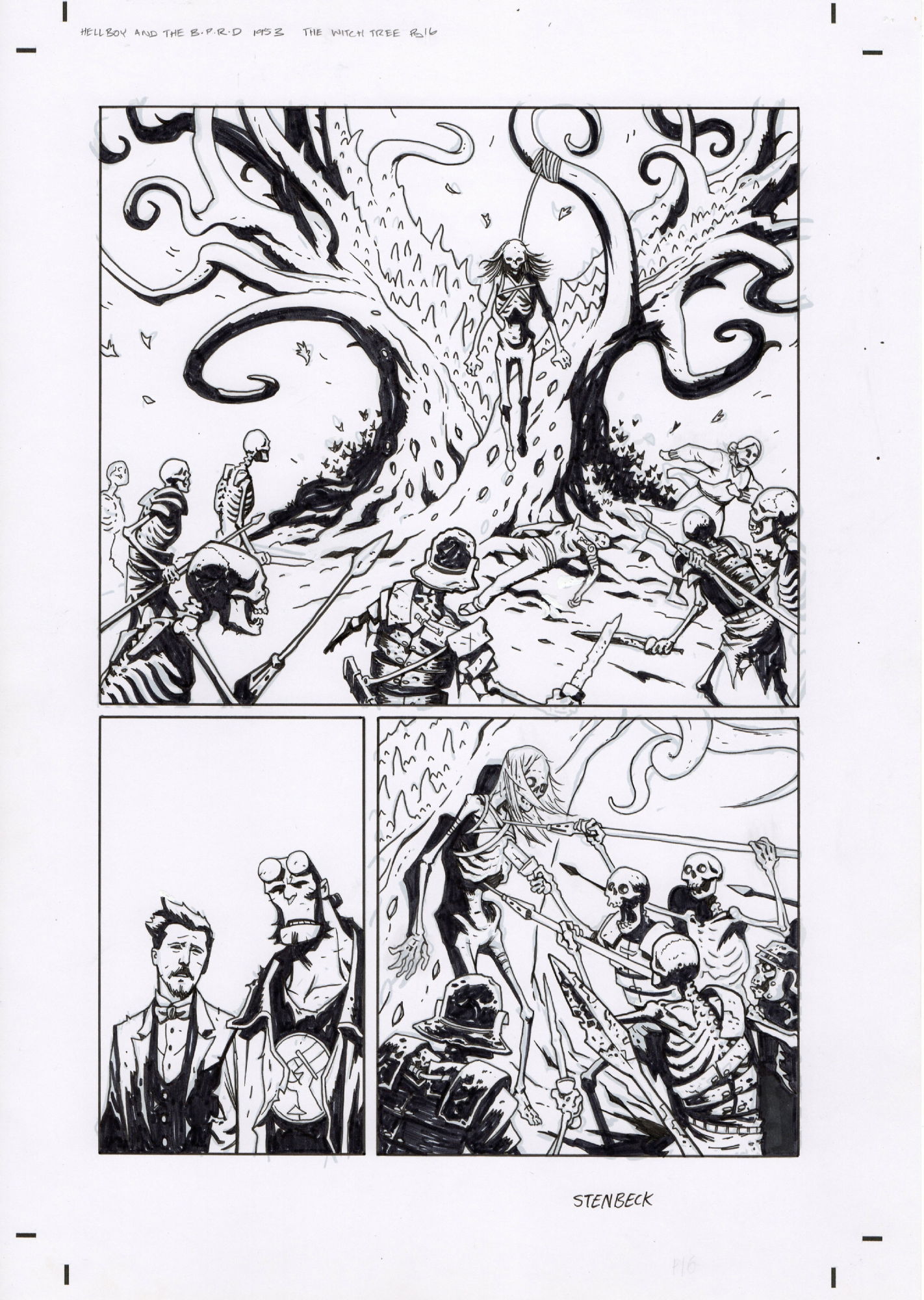 Ben Stenbeck - Hellboy and the BPRD 1953 1 Page 16