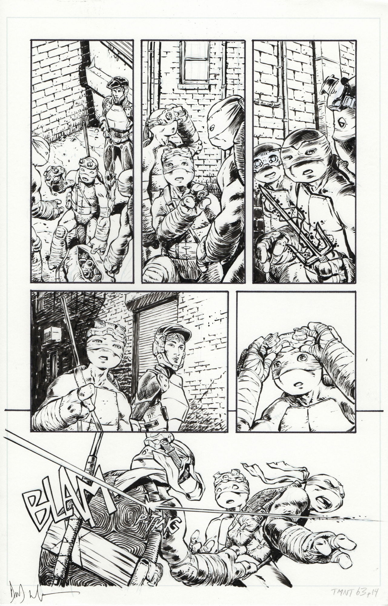 Dave Wachter Teenage Mutant Ninja Turtles Issue 63 Page 14