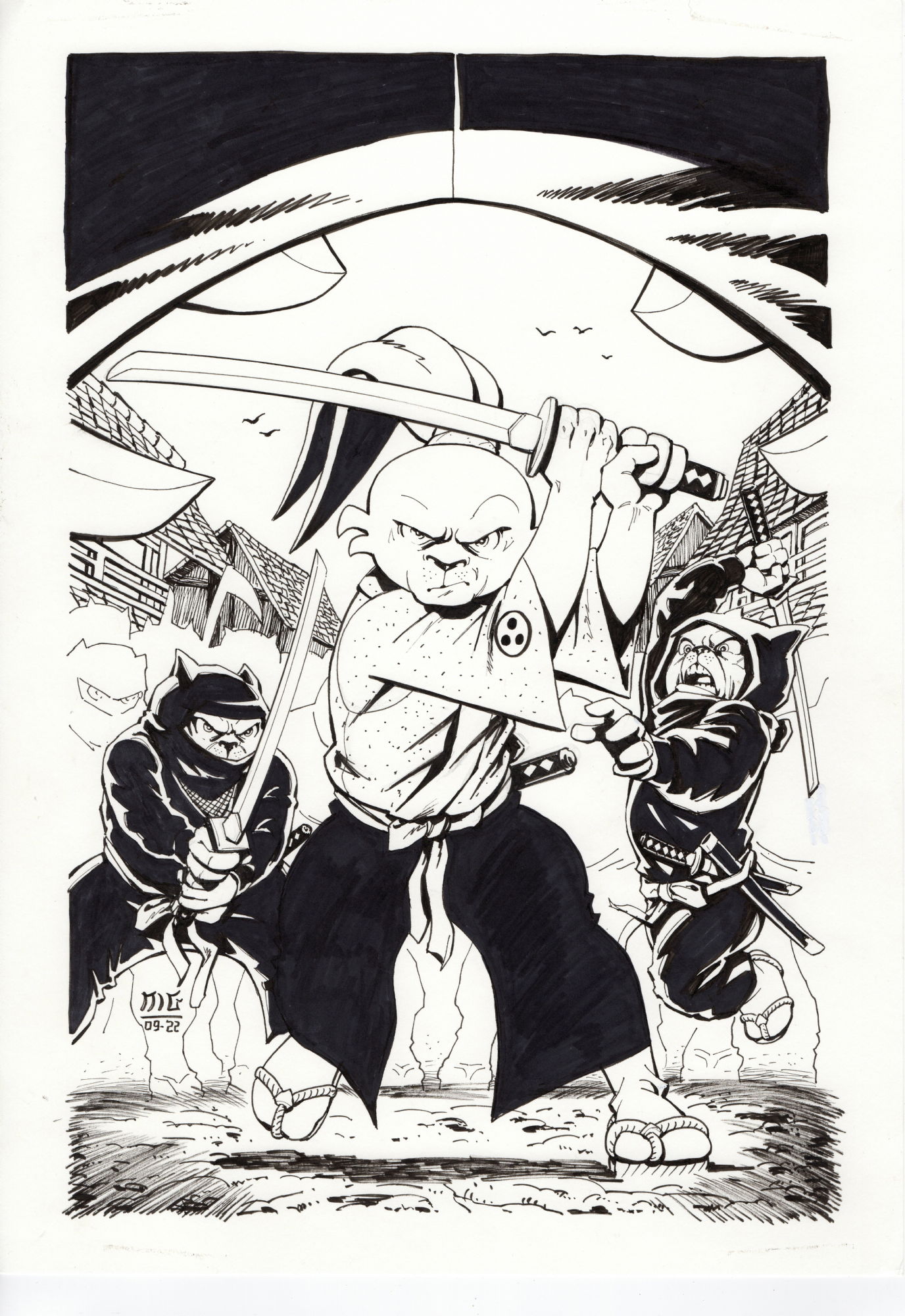 Miguel Montenegro - Usagi Yojimbo on the Ground