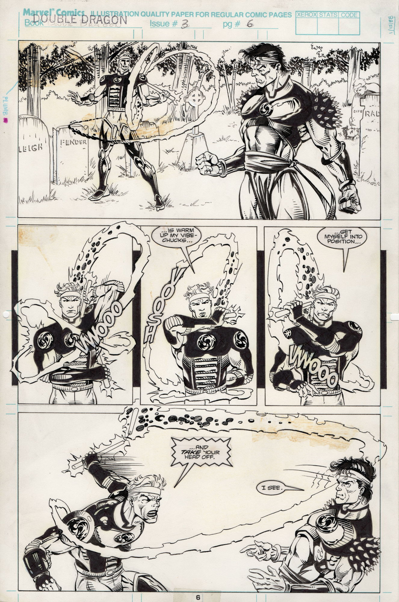 Tom Raney - Double Dragon Issue 3 Page 6