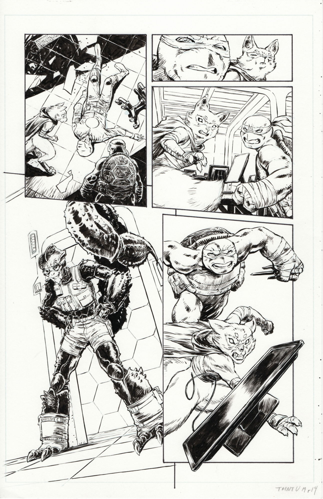 Dave Wachter - TMNT Universe Isssue 19 Page 14