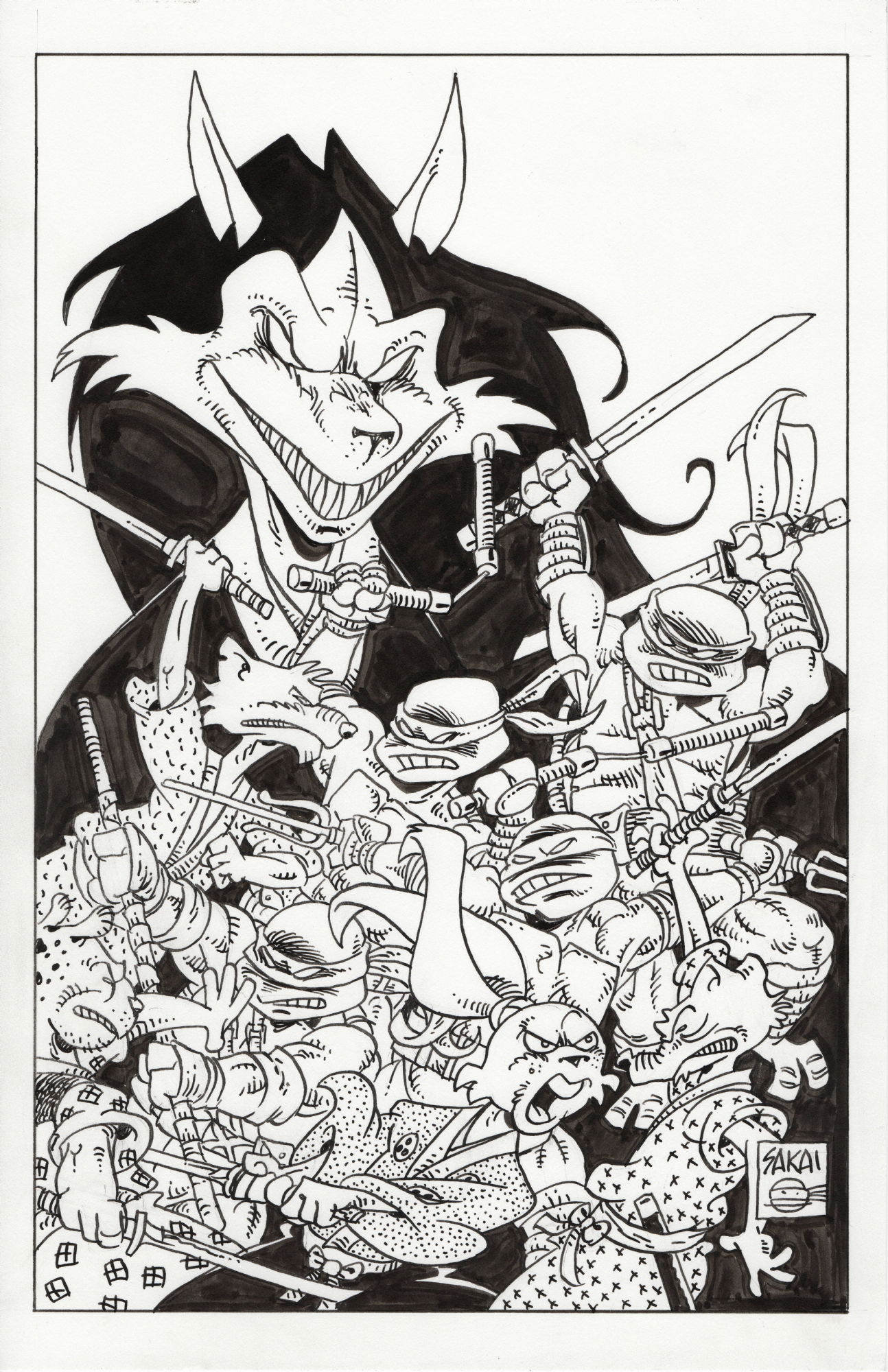 Usagi Yojimbo & TMNT v Jei