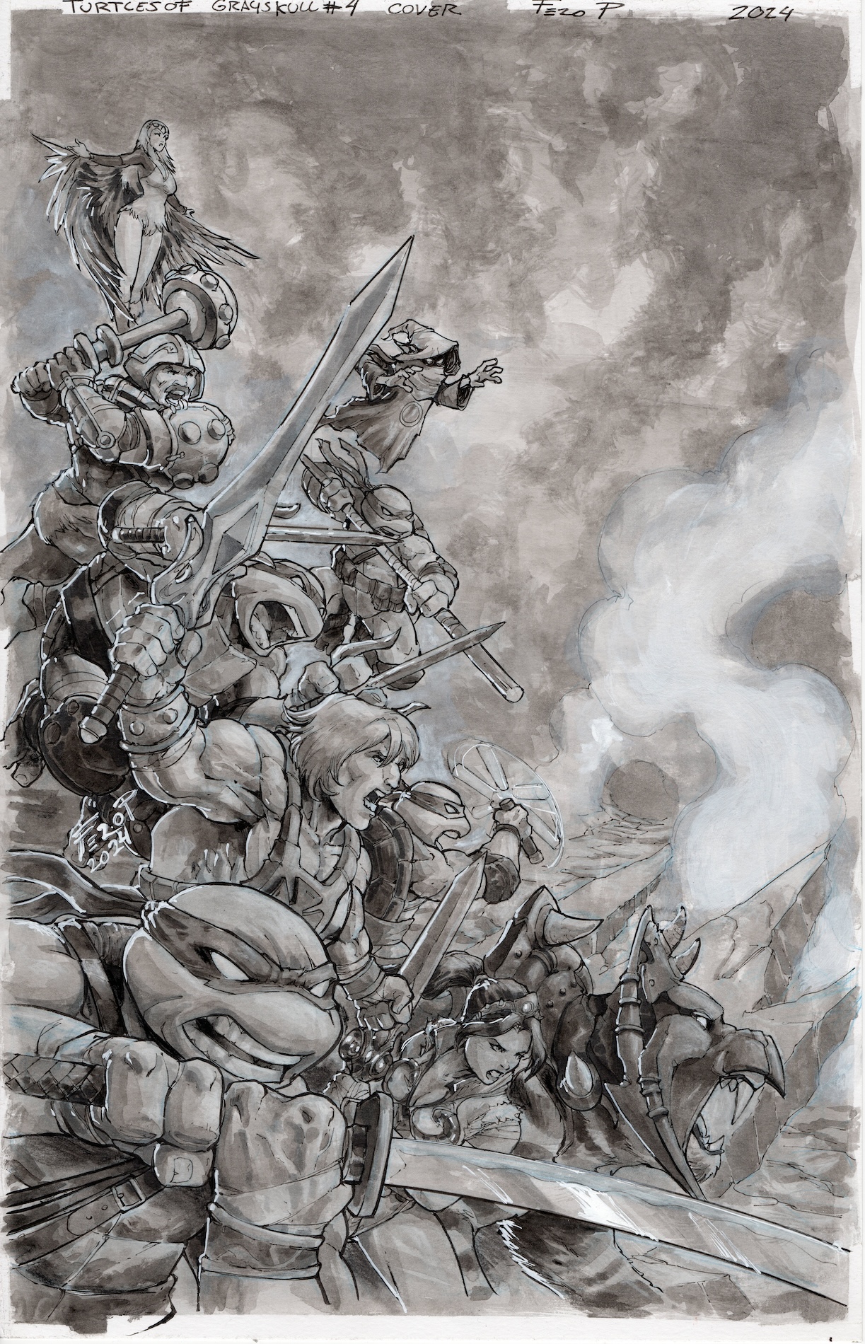 TMNT, He-Man - Cover