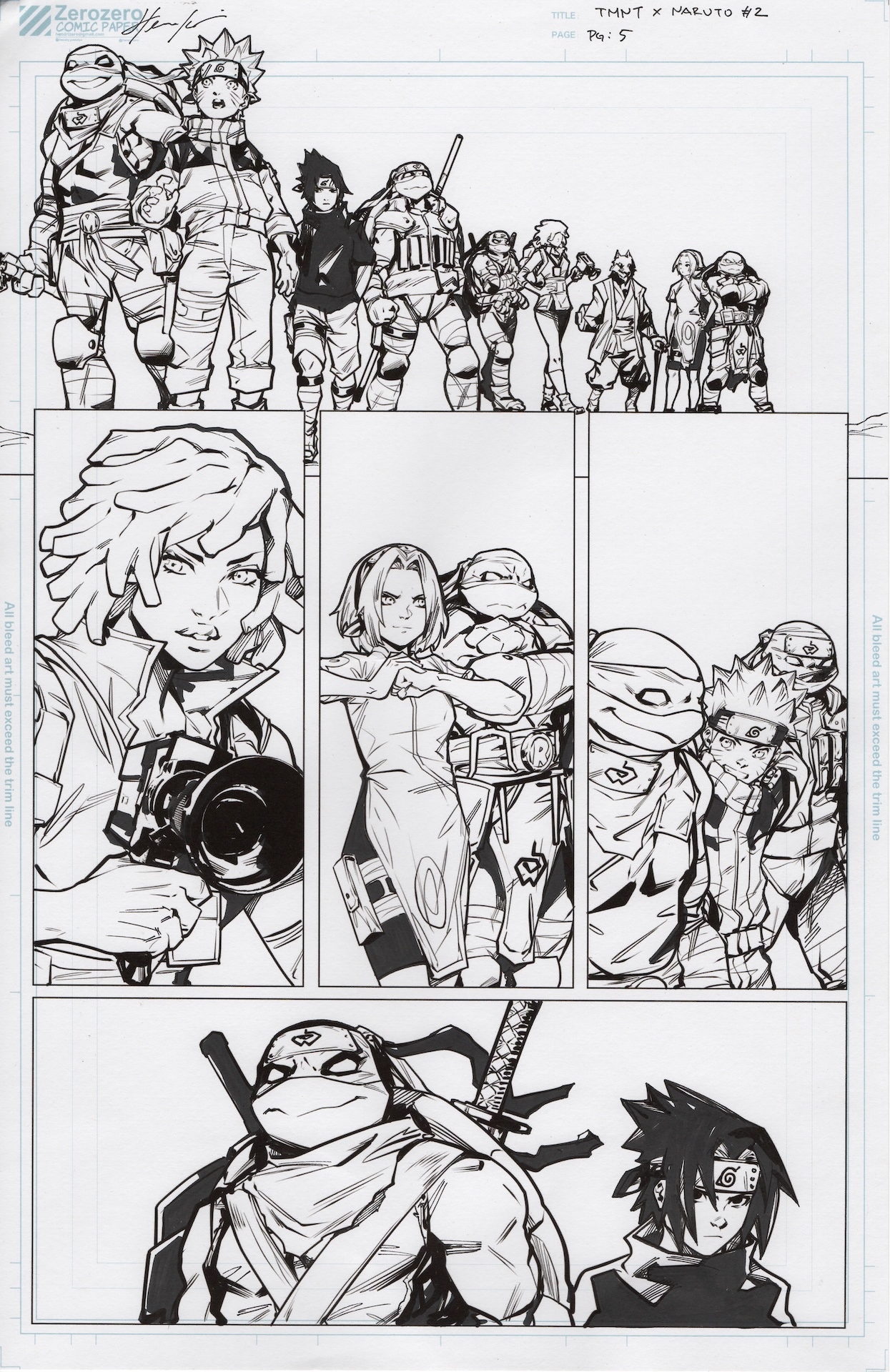 Issue TMNT x Naruto #2 - Page 5